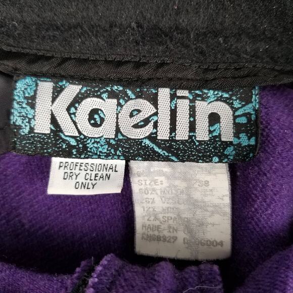 Kaelin Schoeller Ski fans Purple Vintage Ski Snow Stirrup Pants 8 - Picture 4 of 4